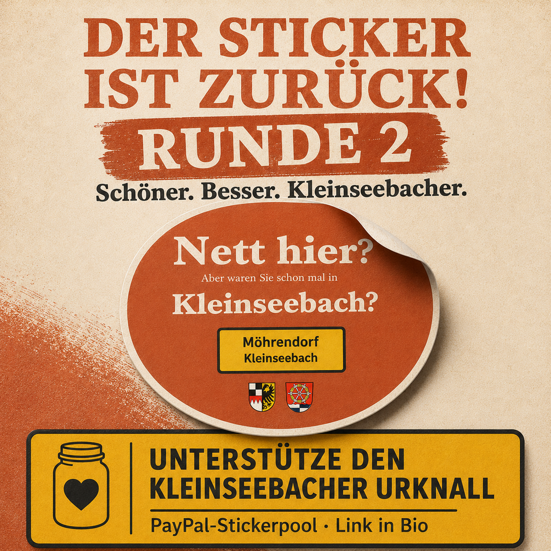 Der Sticker ist zurück – Runde 2